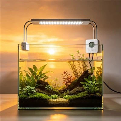 LED Aquarium Light With Sunrise And Sunset Timer